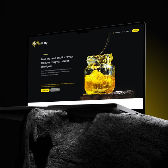 Website with the title 'e-commerce design and development'