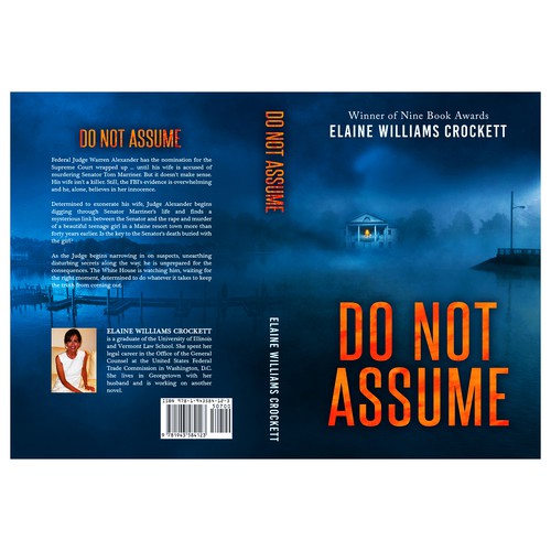 Novel book cover with the title 'Book cover for "Do Not Assume"'