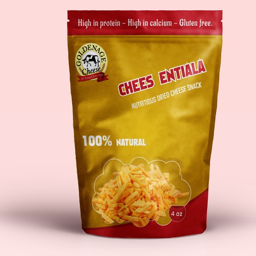 Creative label with the title 'Packaging Design'