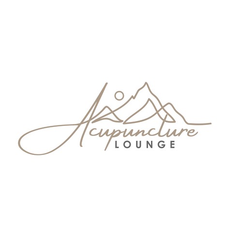 Acupuncture logo with the title 'Logo for Acupuncture Lounge'