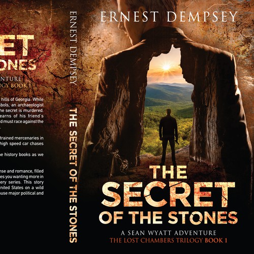 Suspense book cover with the title 'The Lost Chambers Trilogy Book 1'