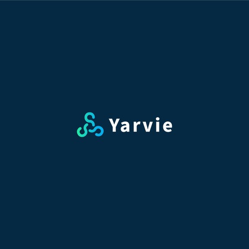Research logo with the title 'Yarvie Logo Design'