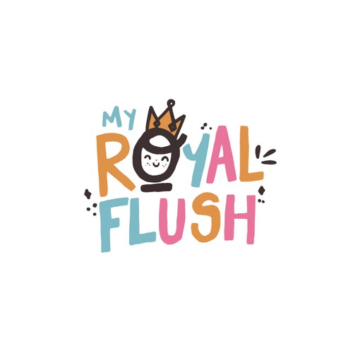 Fun logo with the title 'Royal Flush'