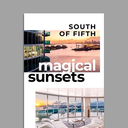 Newsletter design with the title 'Modern Email for Real Estate Company'