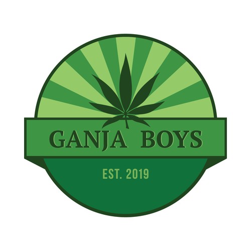 Weed brand with the title 'Ganja Boys Logo'