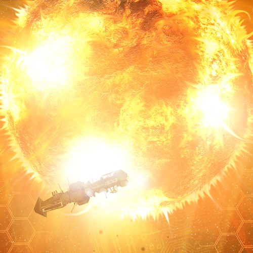 Science-fiction book cover with the title 'AWESOME and BOLD science fiction ebook cover wanted   #indie #scifi'