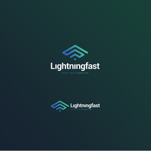 Neon blue safari logo with the title 'Ligtningfast'