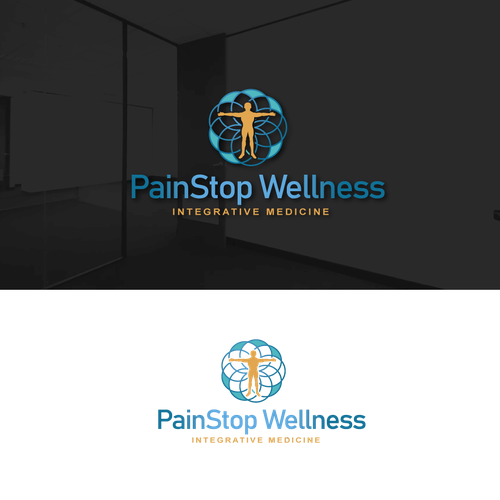 Wellness brand with the title 'PainStop Wellness'