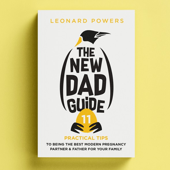 Edgy design with the title 'The New Dad Guide'
