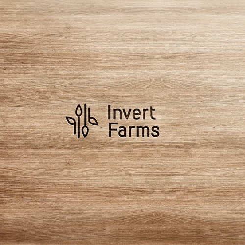 Abstract design with the title 'Simple, clean, and fresh logo and website for indoor vertical farming company'