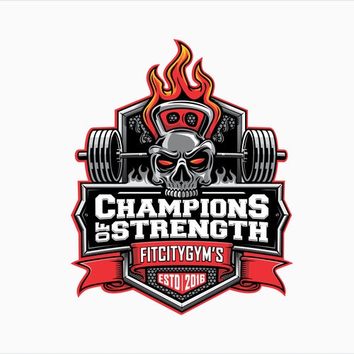 Gym logo with the title 'Logo for a Strength And Conditioning Facility'