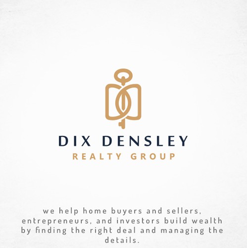 Key design with the title 'Modern Realty Group logo '