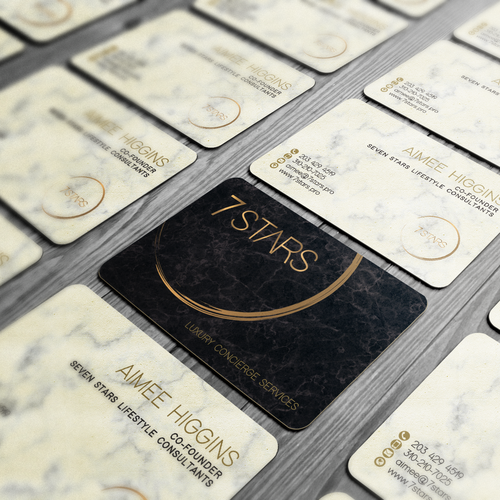 Beautiful design with the title 'Luxury business card'