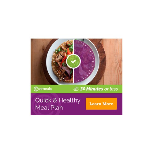 Quick design with the title 'Banner Ad Designs for emeals'