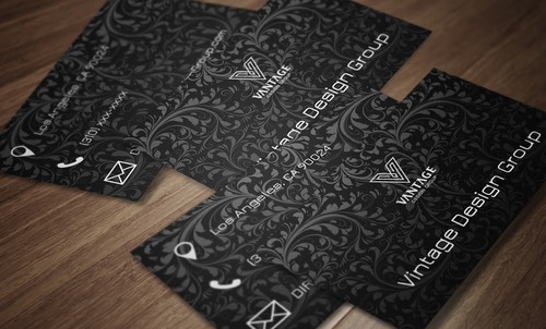 Contact design with the title 'Sophisticated Business Card Template'