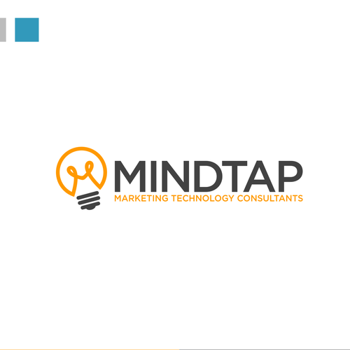 Consultant logo with the title 'Set the tone for Mindtap Marketing's visual brand'