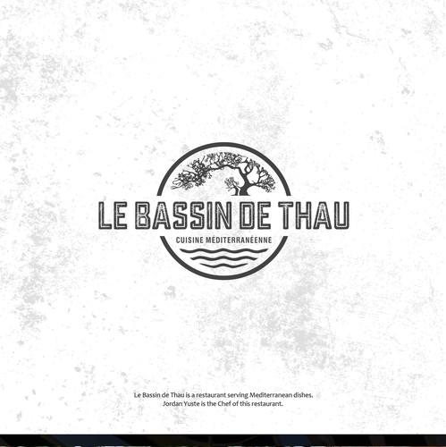 Pool logo with the title 'Le Bassin De Thau'