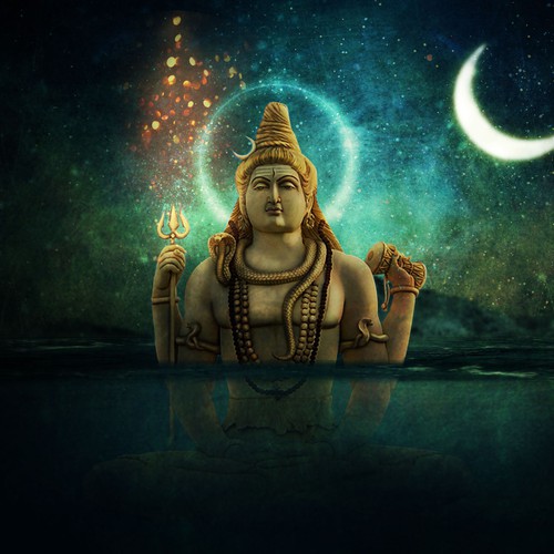 Photo editing design with the title 'Photo compositing'