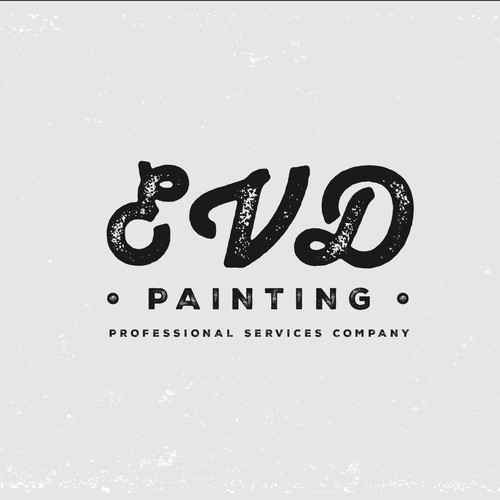 Letterform logo with the title 'Logo for Painting Company'