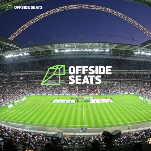 Football logo with the title 'Unused Logo design for OffsideSeats'