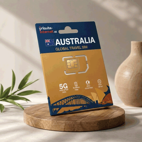 Product packaging with the title 'Urlaubs'