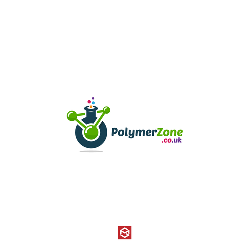 Chemistry design with the title 'Bold logo for PolymerZone.co.ck'