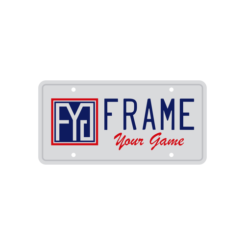 Plate logo with the title 'Frame Your Game '