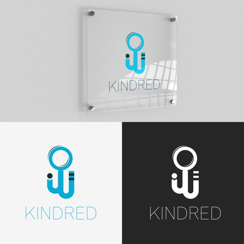 Corporate design logo with the title 'Corporates and employees connect platform logo'