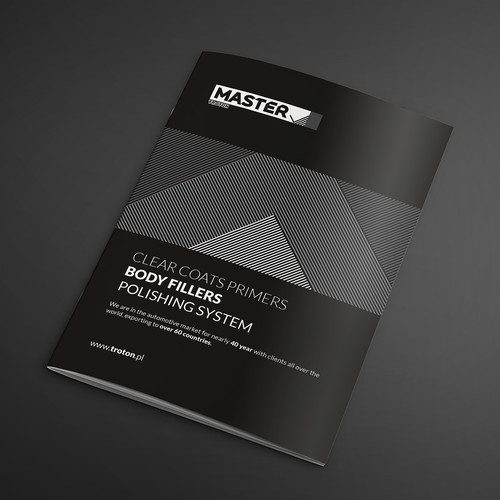 Catalogue design with the title 'Product catalog design'