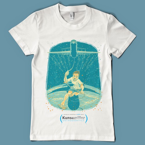 Medical t-shirt with the title 'Kunsemiller Orthodontics'