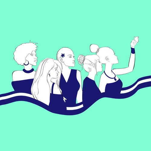 Women artwork with the title 'Illustration for a Women's Convention'