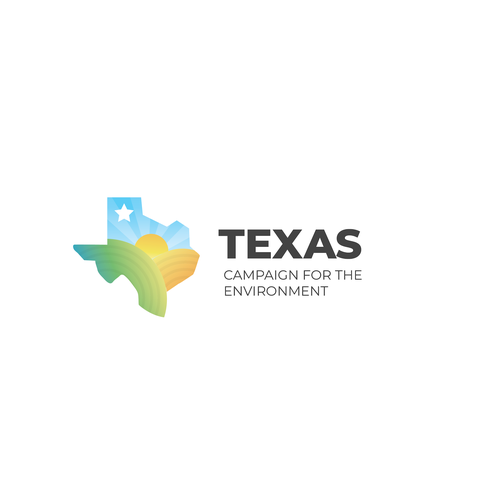 Texas brand with the title 'Logo for Texas Campaign for the Environment'