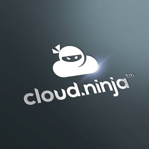 3-dimensional design with the title 'cloud.ninja -  Logo needed for 3d rendering and cloud collaboration site.'