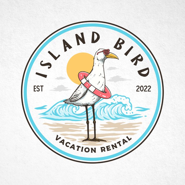 Vacation rental logo with the title 'Logo desing for Vacation Rental “Isand Bird”'