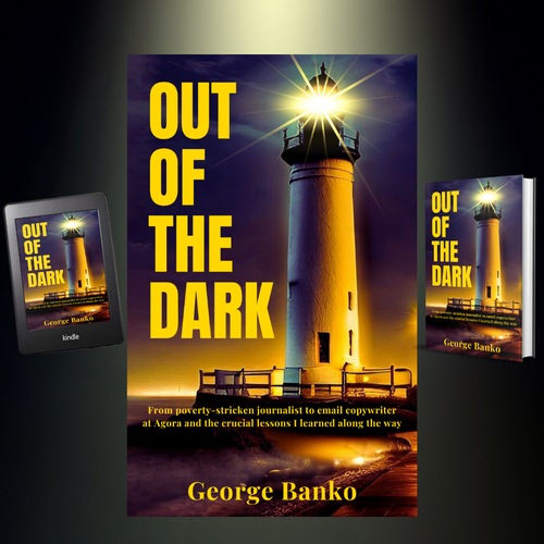 Autobiography book cover with the title 'A book cover for self-help book'