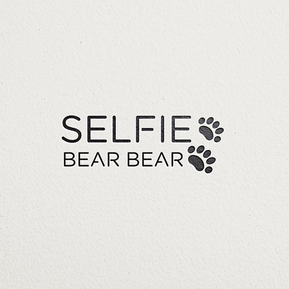 Bear logo with the title 'Selfie Bear Bear '
