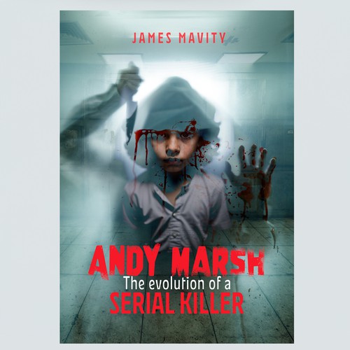 Scary book cover with the title 'A scary cover'