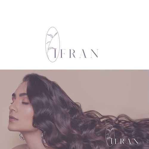 Hair brand with the title 'Premium Hair product logo'