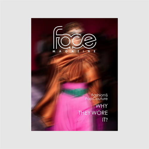 Magazine logo with the title 'Logo for fashion magazine'