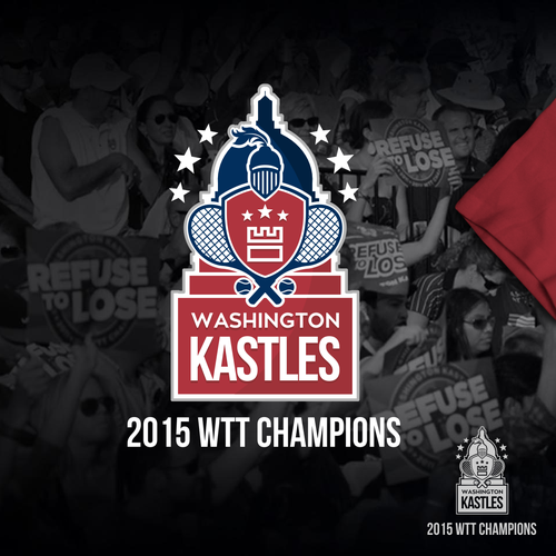 Championship logo with the title 'Washington Kastles 2015 Championship Logo'