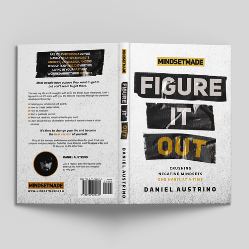 Clean book cover with the title 'Figure It Out Book Cover Design Concept'