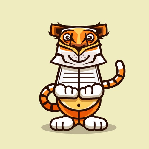 Tiger logo with the title 'New logo wanted for Essay Tigers'