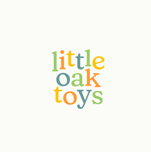 Logo with the title 'Logo for Little Oak Toys'