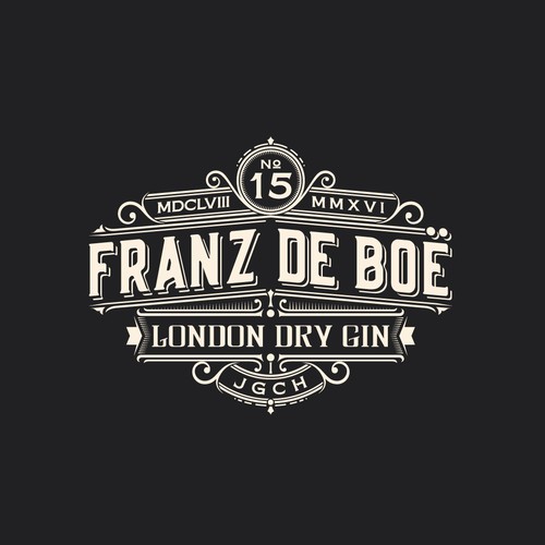 Moonshine logo with the title 'Logo design for Franz De Boe'