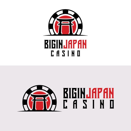 Casino logo with the title 'BigInJapanCasino Logo'