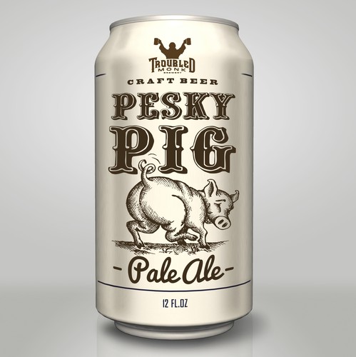 Can design with the title 'pale ale'