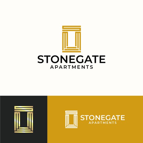 Gate design with the title 'Luxurious with Line Style '