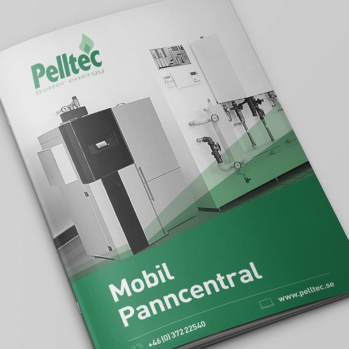 Photo design with the title 'Pelltec Brochure'
