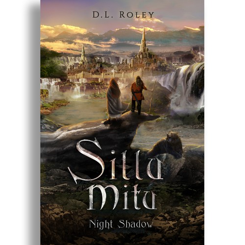 Concept art design with the title 'adventurers on an epic journey'