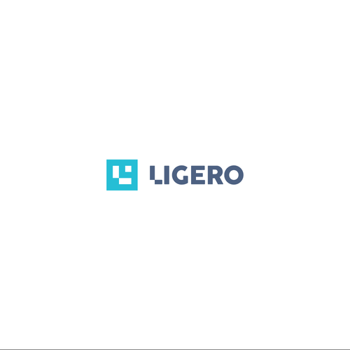 Square brand with the title 'L logo'